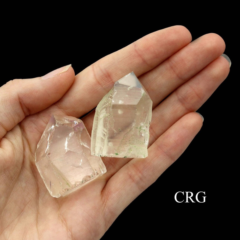 Clear Quartz Points with Cut Bases / 1 - 1.5" AVG - 1 KILO LOTCrystal River Gems