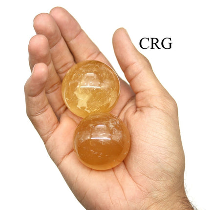 Honey Calcite Spheres / 4-7cm AVG - 1 KILO LOT