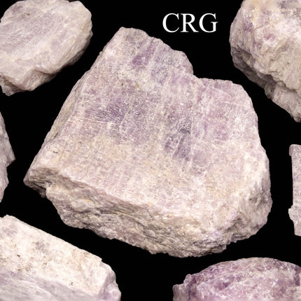 1 KILO LOT - Kunzite Raw / Mixed Sizes - Crystal River Gems
