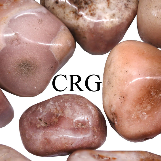 1 KILO LOT - Large Tumbled Pink Amethyst Size #4 (1.5" - 2.0") AVG - Crystal River Gems