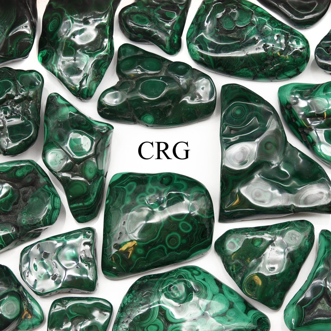 Malachite Freeforms / 1.5 - 5" AVG - 1 KILO LOTCrystal River Gems