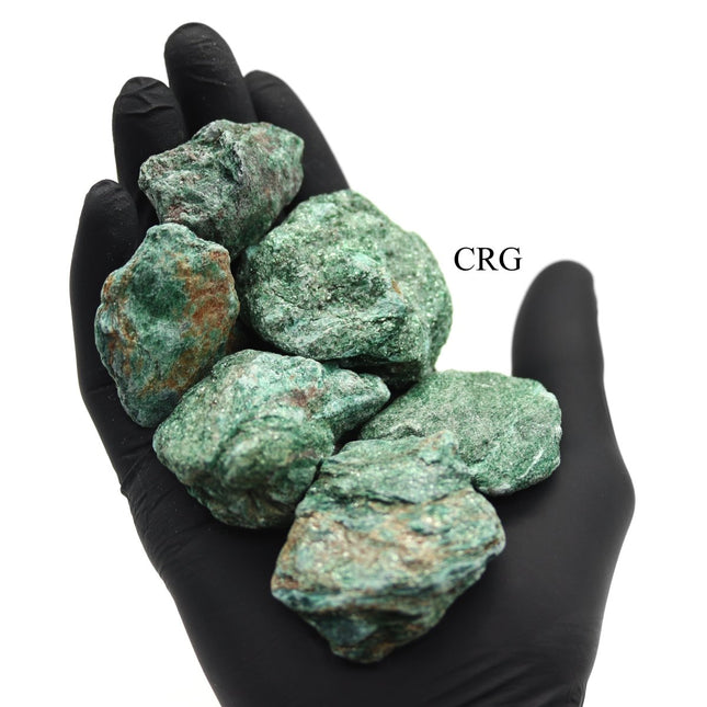 1 KILO LOT - Rough Green Fuchsite / 30-60mm - Crystal River Gems