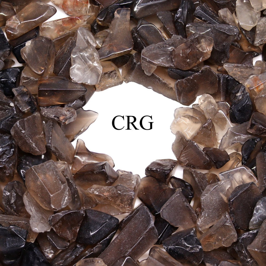 Tumbled Smoky Quartz Confetti Chips / 4 - 7mm AVG - 1 KILO LOTCrystal River Gems