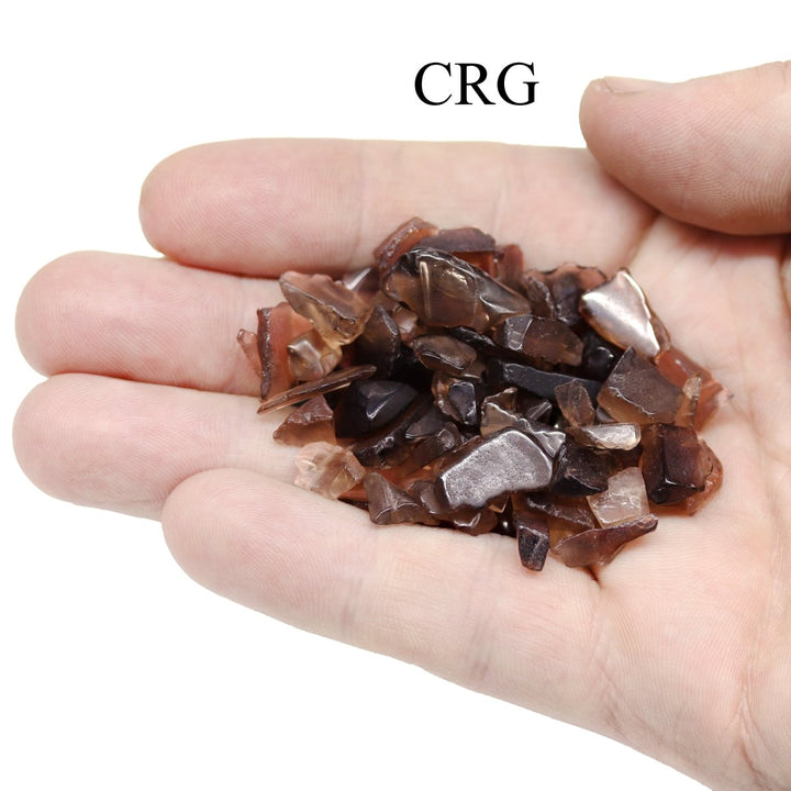 Tumbled Smoky Quartz Confetti Chips / 4 - 7mm AVG - 1 KILO LOTCrystal River Gems