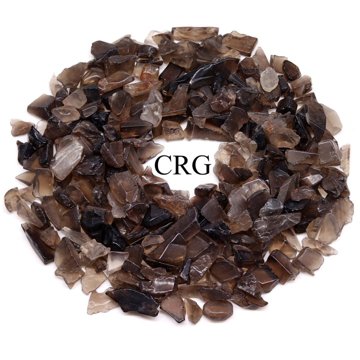 Tumbled Smoky Quartz Confetti Chips / 4 - 7mm AVG - 1 KILO LOTCrystal River Gems