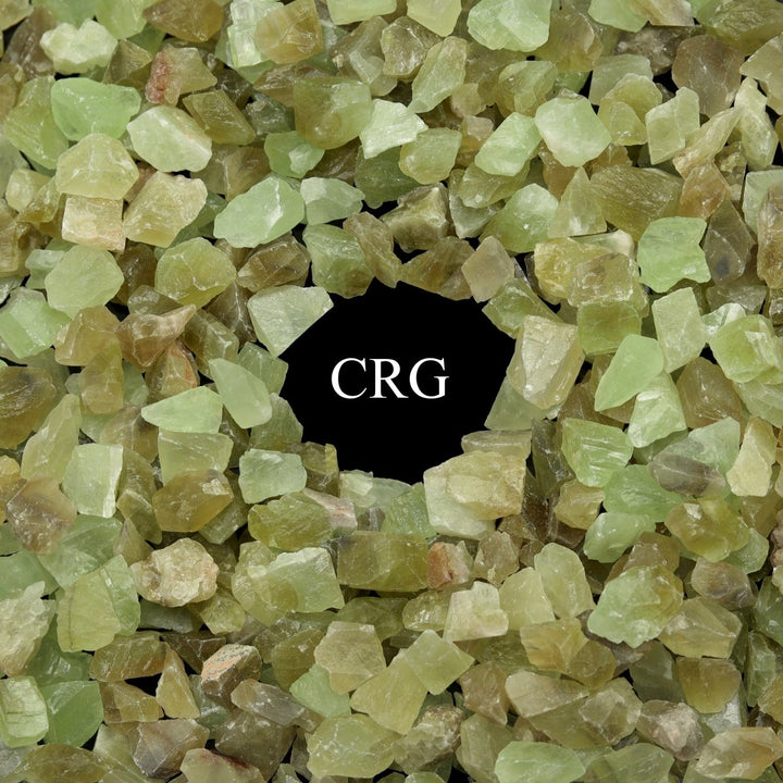 Green Calcite Chips / 0.5 - 1.25" AVG - 1 KILO LOTCrystal River Gems