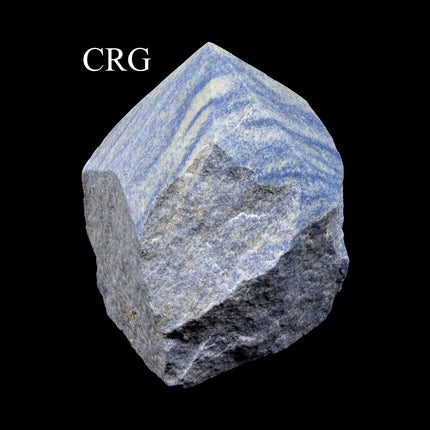 1 KILO LOT - Top Polished Blue Quartz Points w/ Cut Base - Crystal River Gems