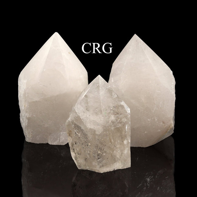 Top Polished Quartz Crystal Points / 3.5-4.5" AVG - 1 KILO LOT