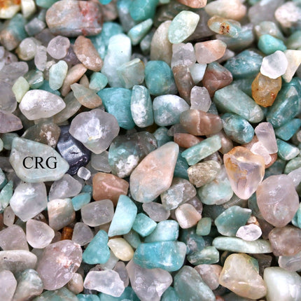 1 KILO LOT - Tumbled Amazonite Chips - Crystal Confetti - Crystal River Gems