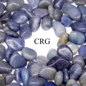 Tumbled Blue Quartz Chips / 5-10mm AVG - 1 KILO LOT