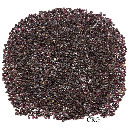 1 KILO LOT - Tumbled Garnet Chips | Crystal Confetti - Crystal River Gems