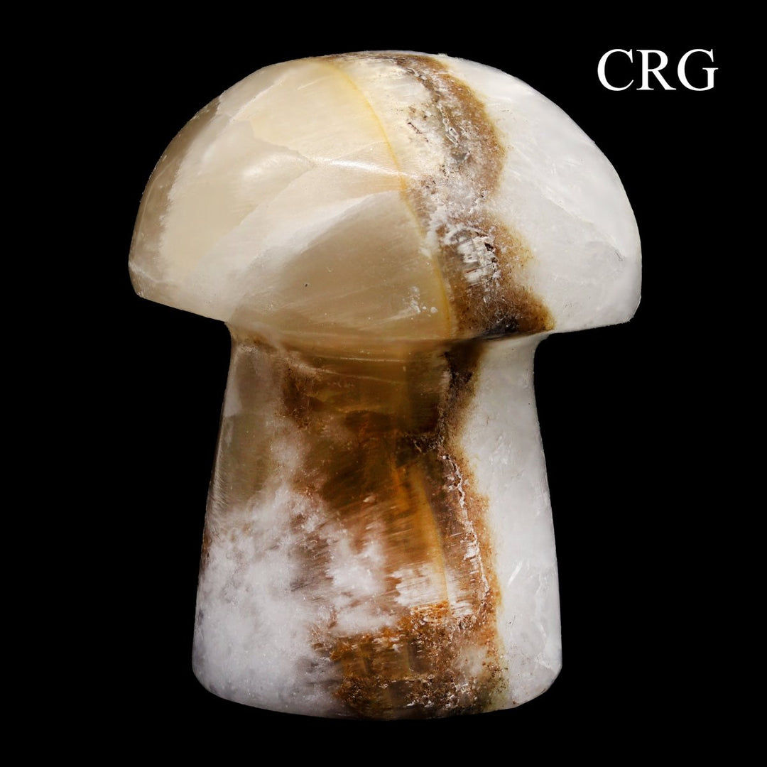 White Calcite Mushrooms / 1.5-3.5" AVG - 1 KILO LOT