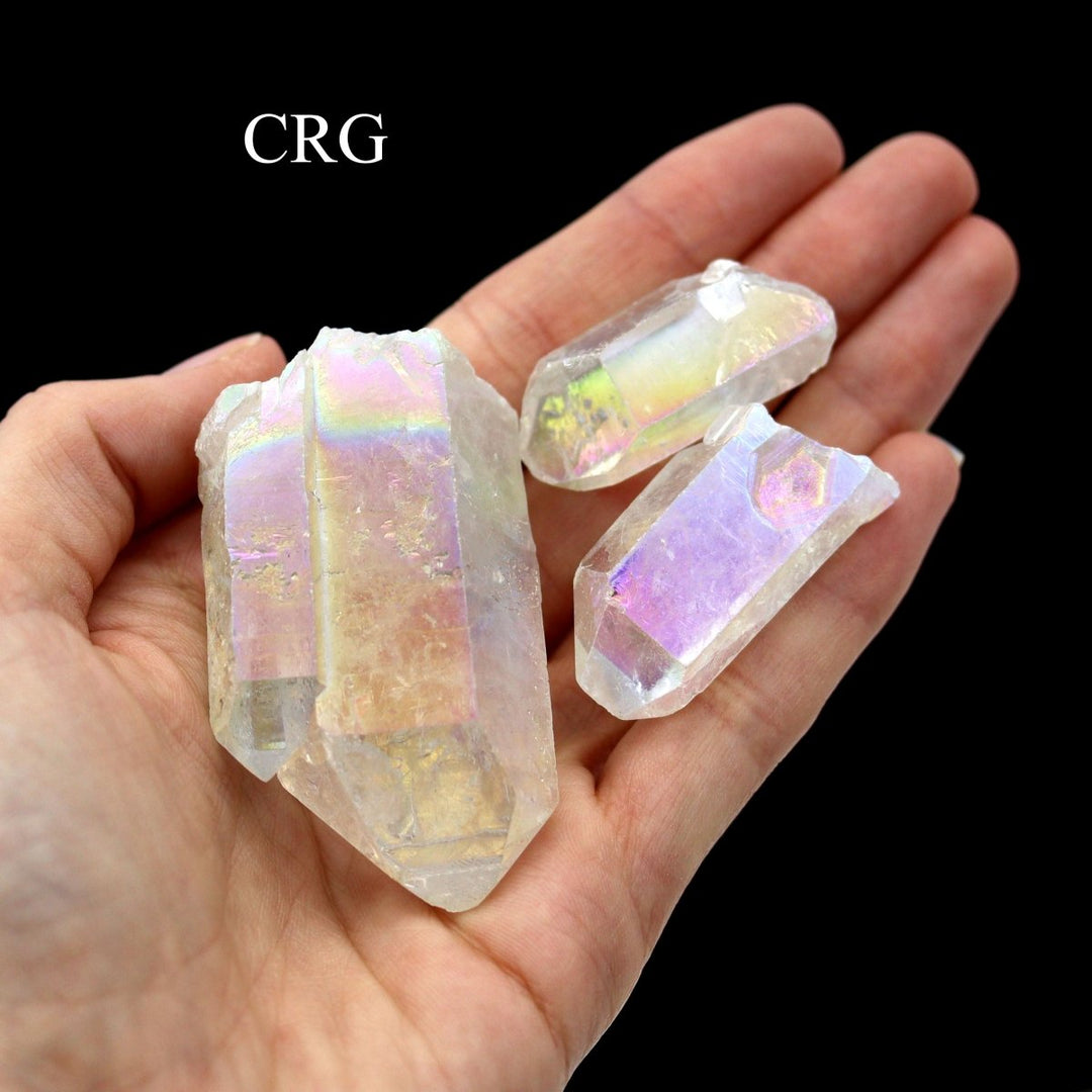 Angel Aura Quartz Points / 1 - 3" AVG - 1 LB. LOTCrystal River Gems