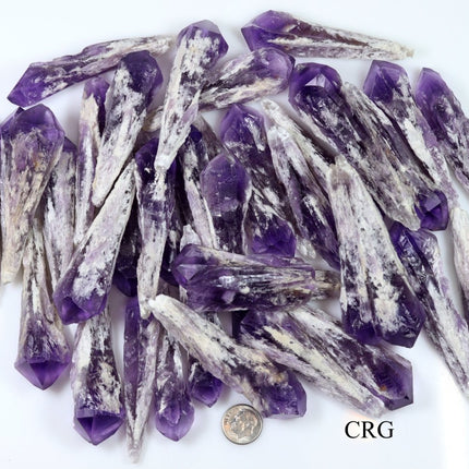 Raw Amethyst Cathedral Points / 1.5-2.5" AVG - 1 LB. LOT