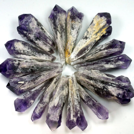 Raw Amethyst Cathedral Points / 1.5-2.5" AVG - 1 LB. LOT