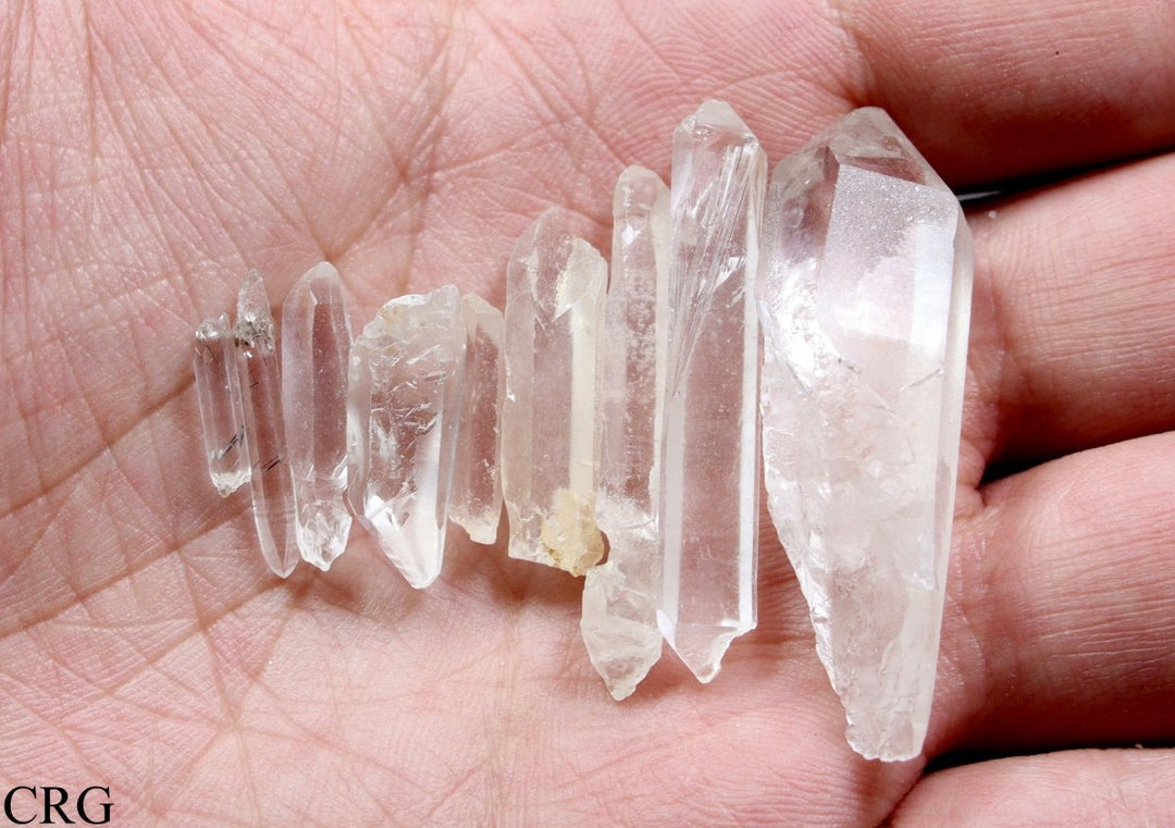 Lemurian Quartz Points / 6 - 25mm AVG - 1 LB. LOTCrystal River Gems