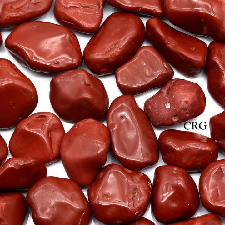 Tumbled Red Jasper / 20 - 60mm AVG - 1 LB. LOTCrystal River Gems