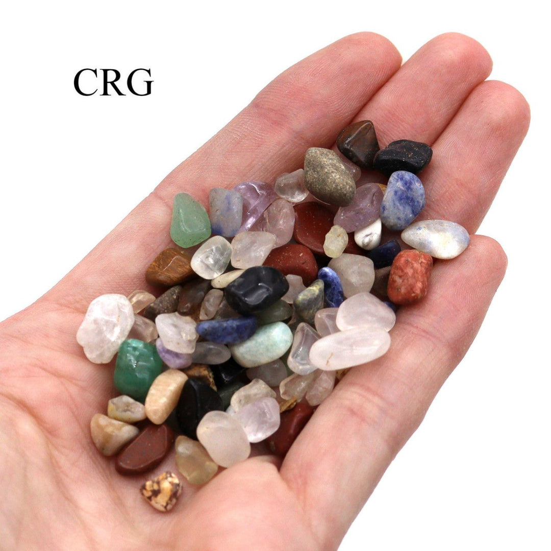 Tumbled Size #00 Gemstone Mix / 6 - 8mm AVG - 1 LB. LOTCrystal River Gems