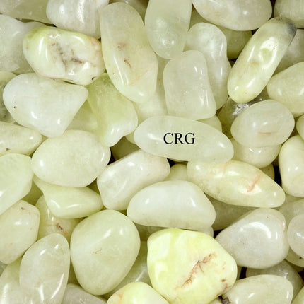 1 LB. LOT - Sulfur Quartz Tumbled Gemstones from Brazil / 20-50 MM AVG - Crystal River Gems