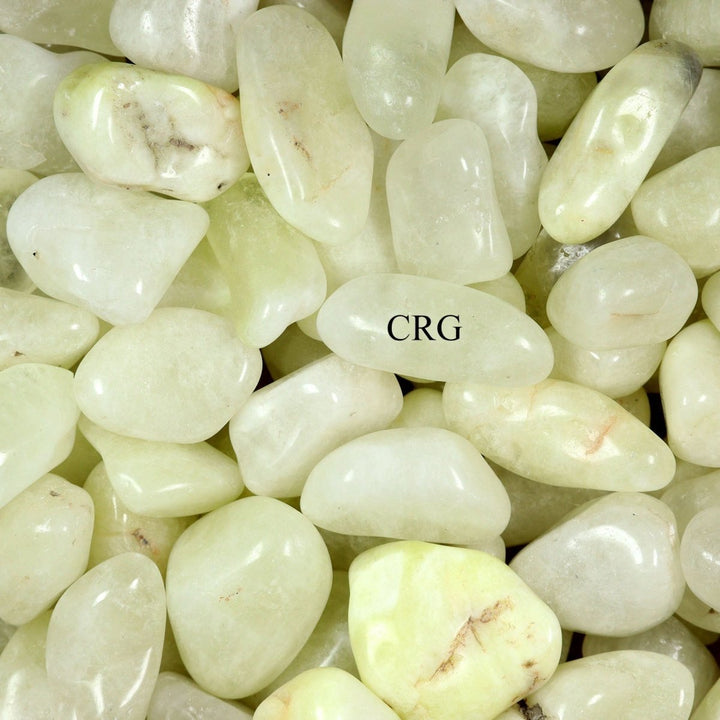 Tumbled Sulfur Quartz / 20 - 50mm AVG - 1 KILO LOTCrystal River Gems