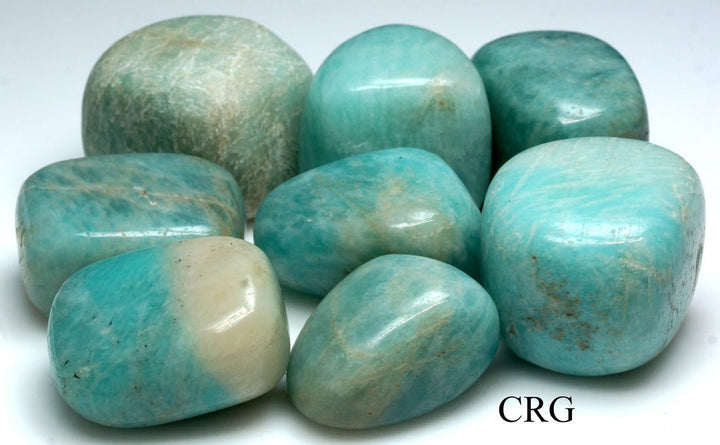 Tumbled Amazonite / 28 - 33mm AVG - 1 PIECECrystal River Gems