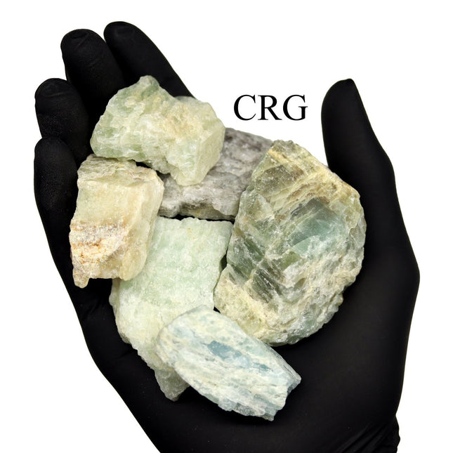 1 PIECE - Aquamarine Rough Stones from Brazil / 1.5"-3" avg. - Crystal River Gems