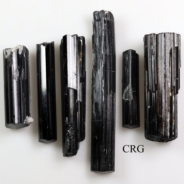 1 PIECE - Black Tourmaline Crystal / .5-4" AVG / BEST QUALITY - Crystal River Gems