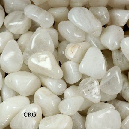 1 PIECE - Milky Quartz 20-40 mm Tumbled Gemstones - Crystal River Gems