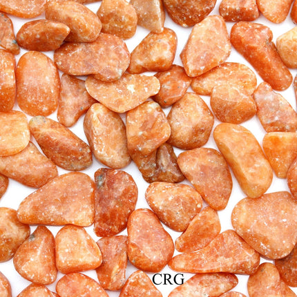 1 PIECE - Orange Orchid Calcite 30-60 mm Tumbled Gemstones Wholesale Bulk - Crystal River Gems