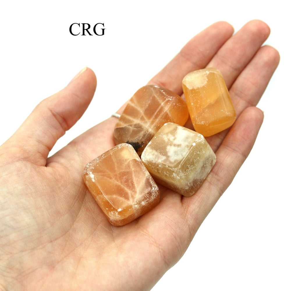 1 PIECE - Tumbled Honey CalciteCrystal River Gems