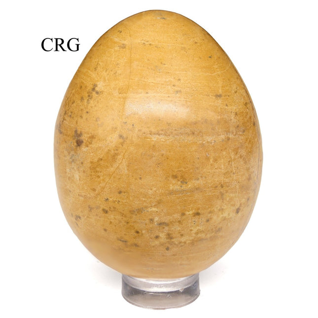 1 PIECE - Yellow Onyx Egg (50 MM) AVG - Crystal River Gems