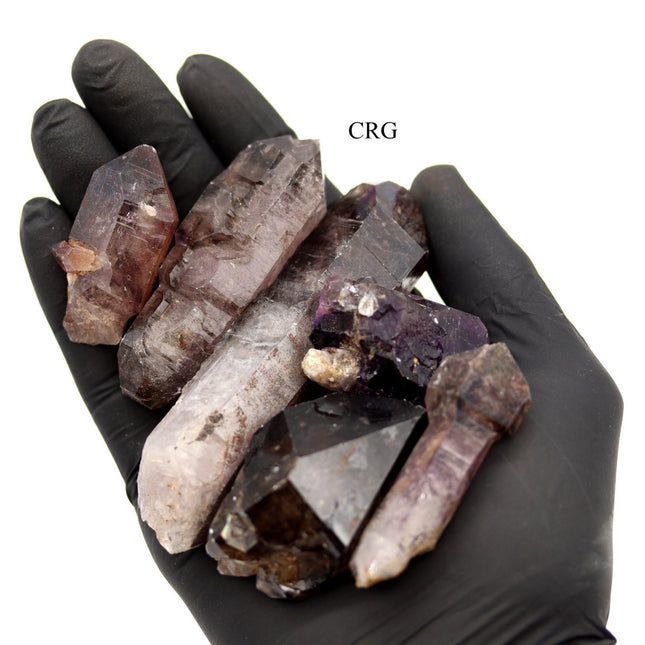 1 Piece - Shangaan Smoky Amethyst Scepters from Zimbabwe / 2-4" Avg - Crystal River Gems
