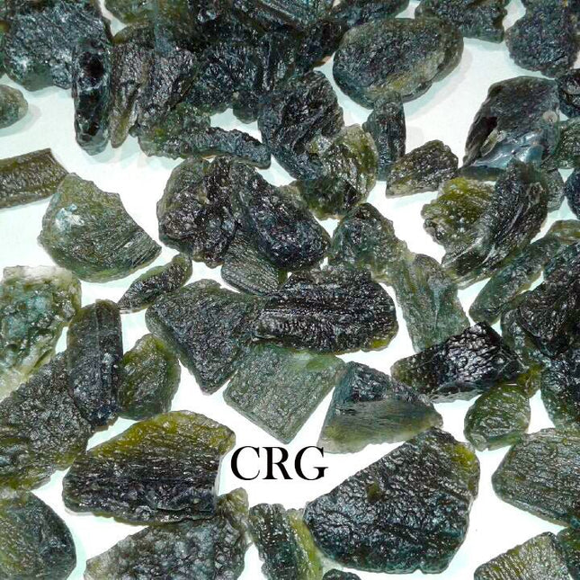 10-Gram Lot-Moldavite-Tektite, Czech Republic-Besednik , Genuine Moldavite 3-8g - Crystal River Gems