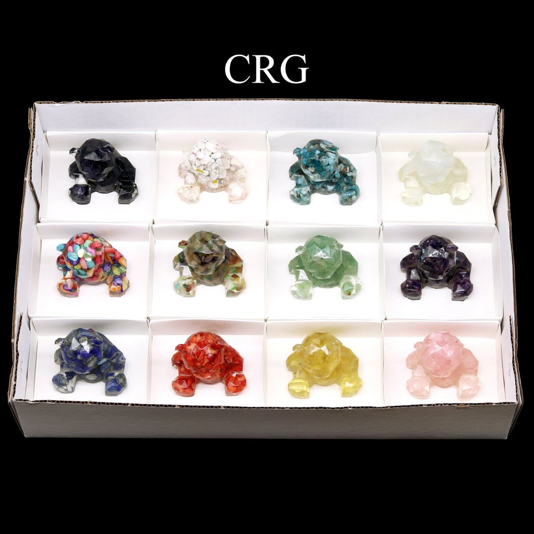12 Piece Flat - Assorted Orgonite Teddy BearsCrystal River Gems