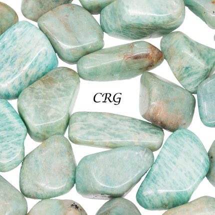 1lb LOT - Amazonite Tumbled Stones from South Africa