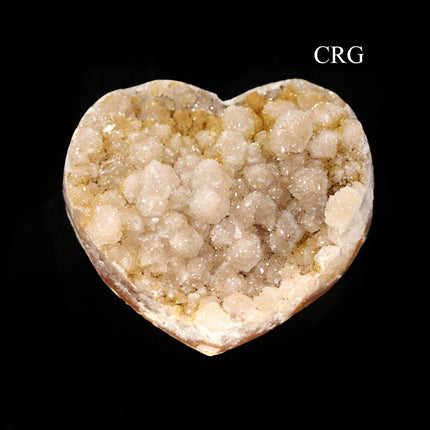2 KILO LOT - Amethyst Druzy Heart Polished Edges / 500-750g Avg - Crystal River Gems