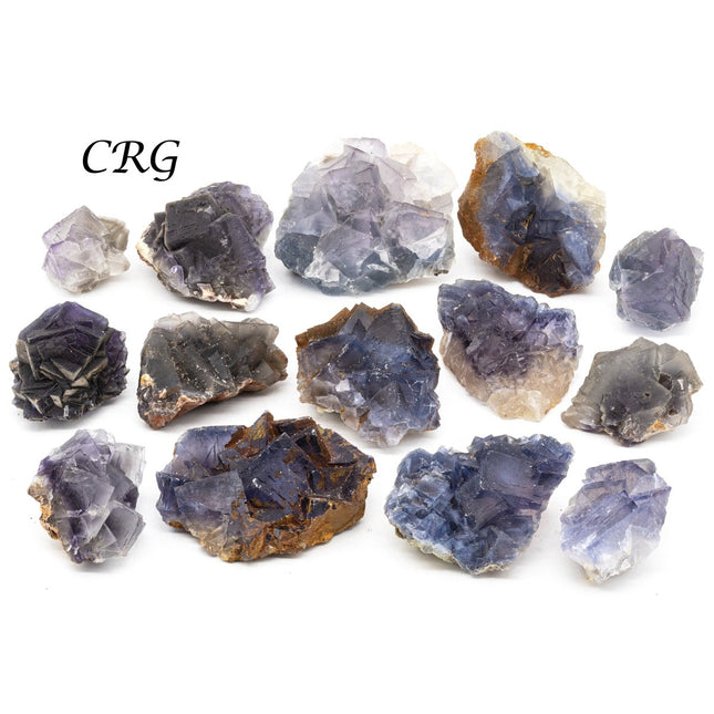 2 Kilo Lot - Fluorite Cubic Crystal Cluster - Crystal River Gems