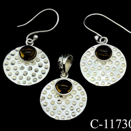 C-11730 Citrine 925 Sterling Silver Jewelry Lot
