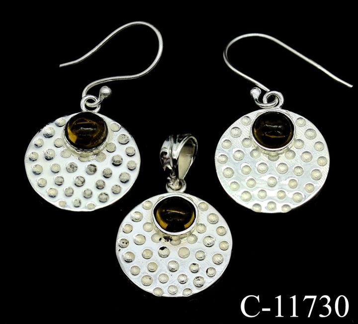 C - 11730 Citrine 925 Sterling Silver Jewelry LotCrystal River Gems