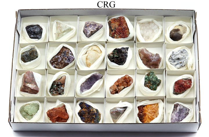 24 Piece Flat - Rough Moroccan Minerals