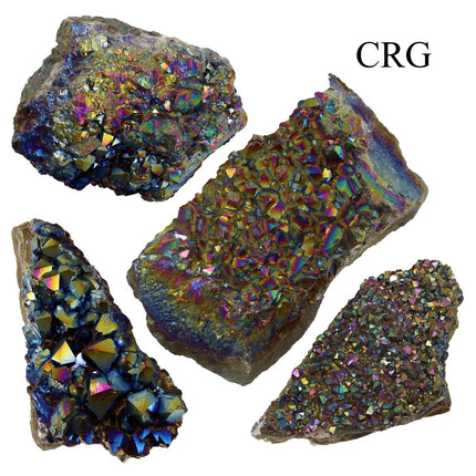 3 KILO LOT - Titanium Amethyst Druzy / MIXED SIZES - Crystal River Gems