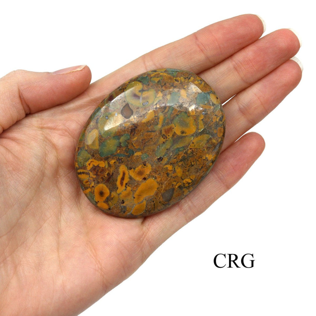 35 Piece Flat - Assorted Gemstone Palm Stones
