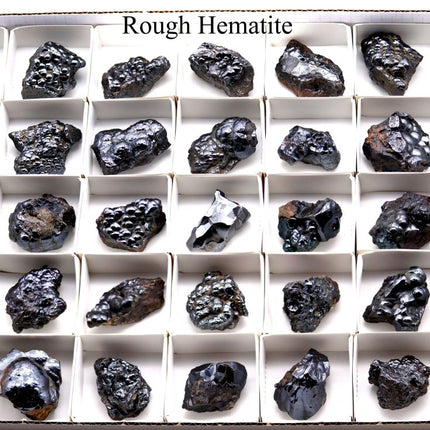 35 Piece Flat - Botryoidal Hematite - Crystal River Gems