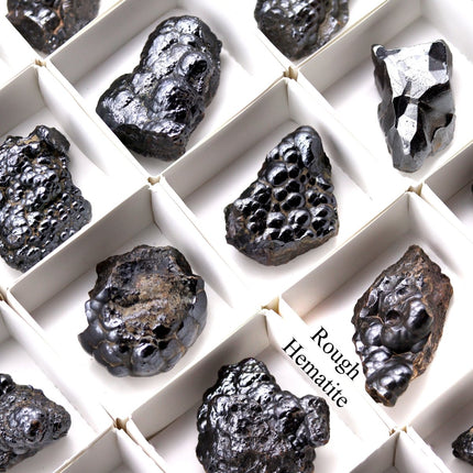 35 Piece Flat - Botryoidal Hematite - Crystal River Gems