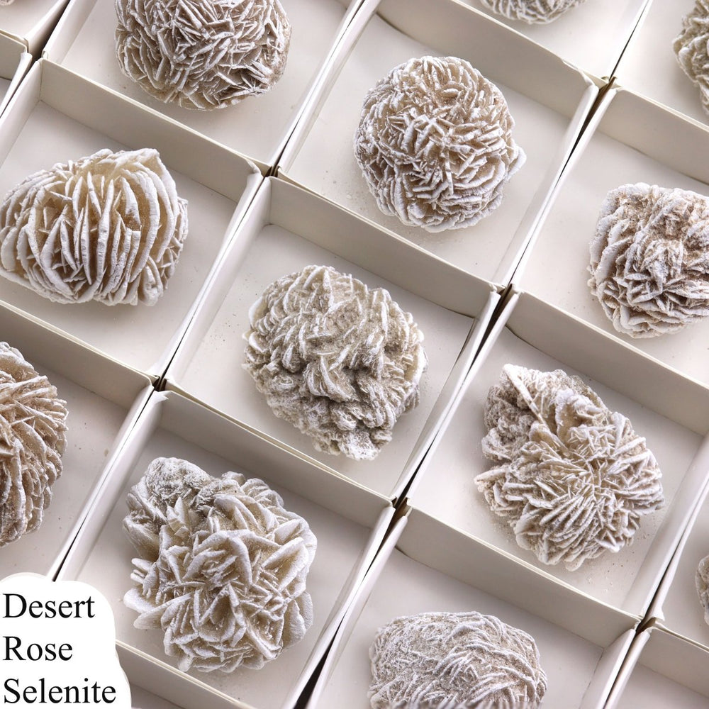 35 Piece Flat - Desert Rose Selenite