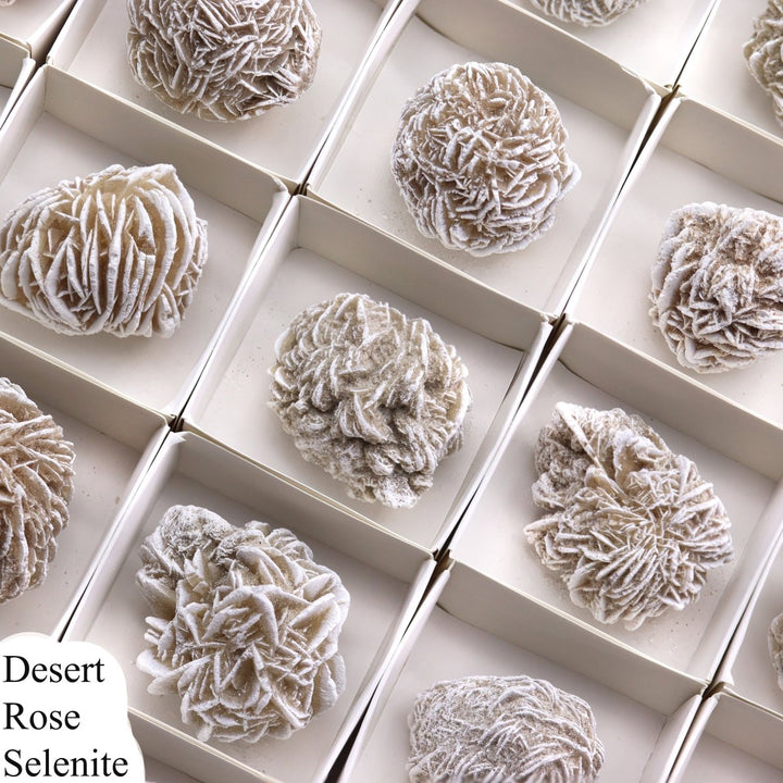 35 Piece Flat - Desert Rose SeleniteCrystal River Gems