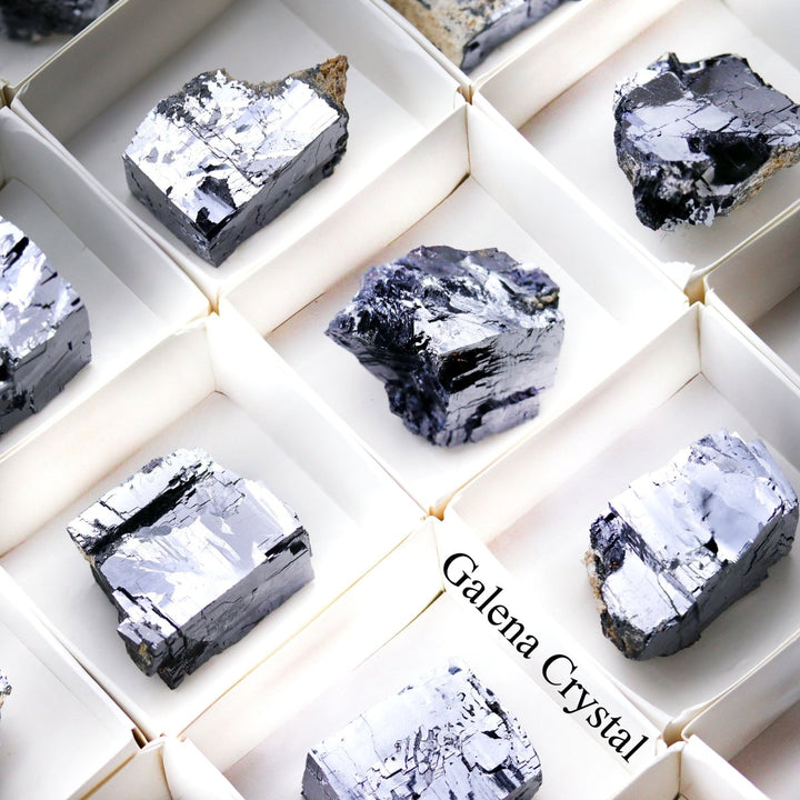35 Piece Flat - Galena Crystal