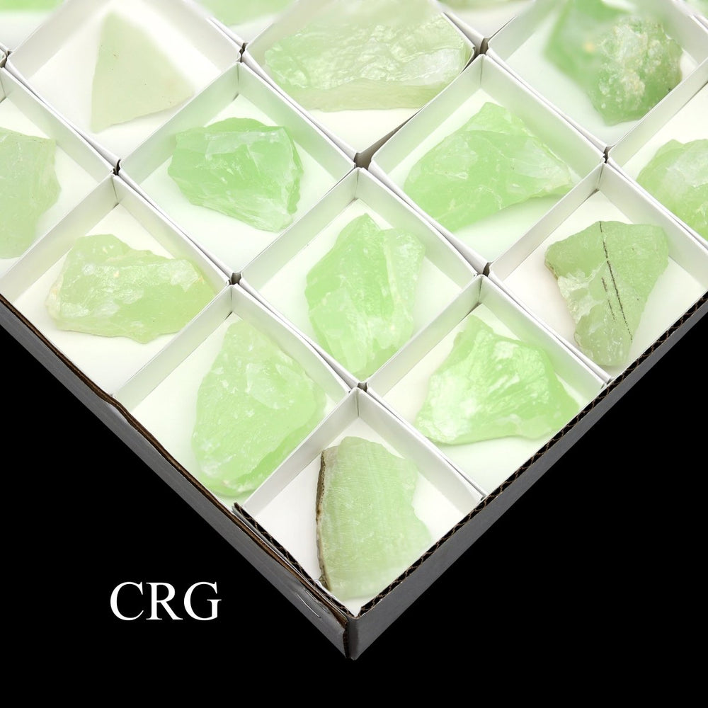 35 Piece Flat - Lime Green Onyx & Green Calcite