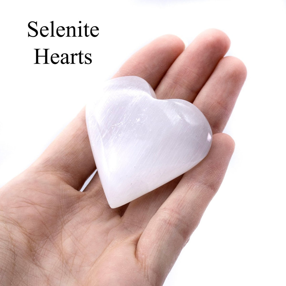 35 Piece Flat - Selenite Hearts