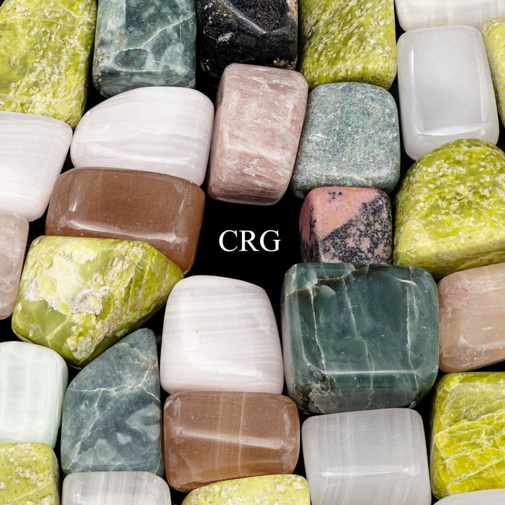 4 KILO LOT Mixed Gemstone Tumbled Stones from Pakistan / BUY OUT SALE!Crystal River Gems
